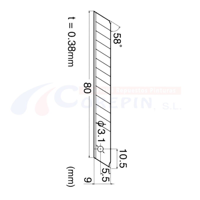 Cuchillas Finas BA1P