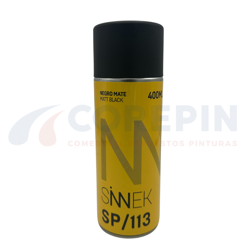 Spray Negro Mate SP/113