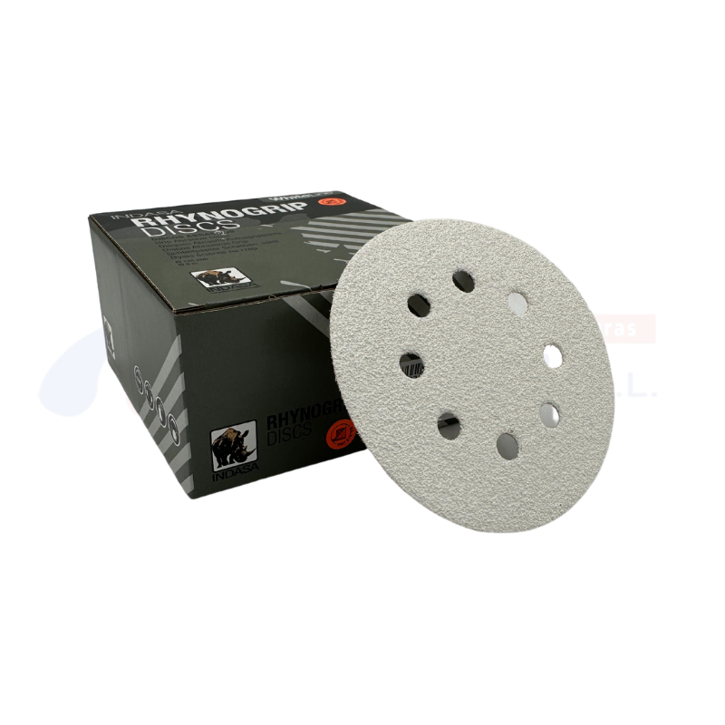 Discos de Lija Rhynogrip 125mm con Velcro por Unidad