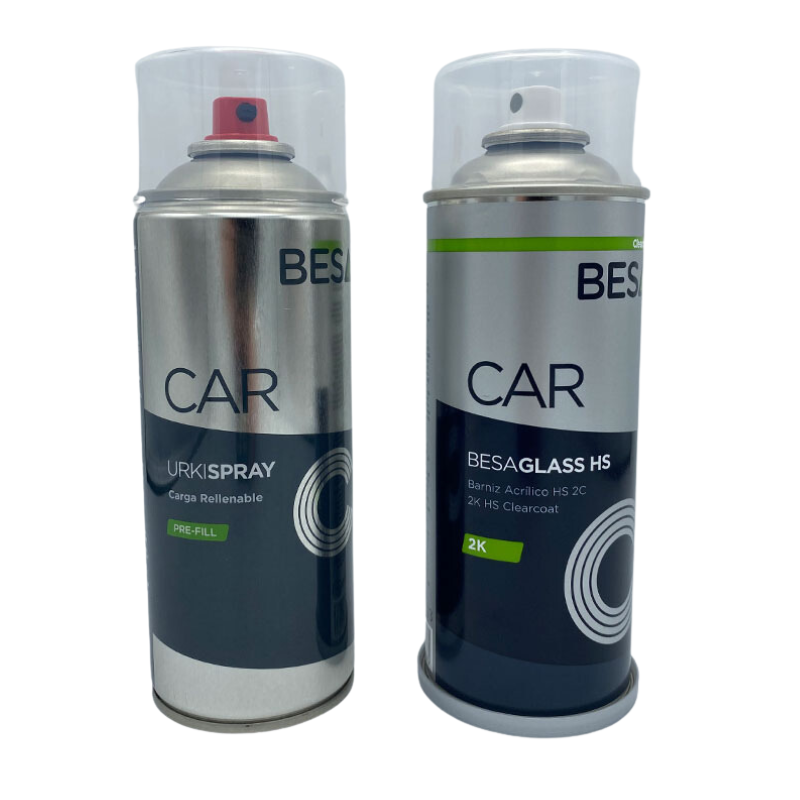 Kit Spray Bicapa + Barniz 2K HS