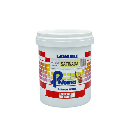Pintura Plastica Blanco Satinado