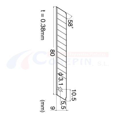 Cuchillas Finas BA1P
