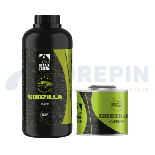 Recubrimiento Acrílico Bicomponente Godzilla Black