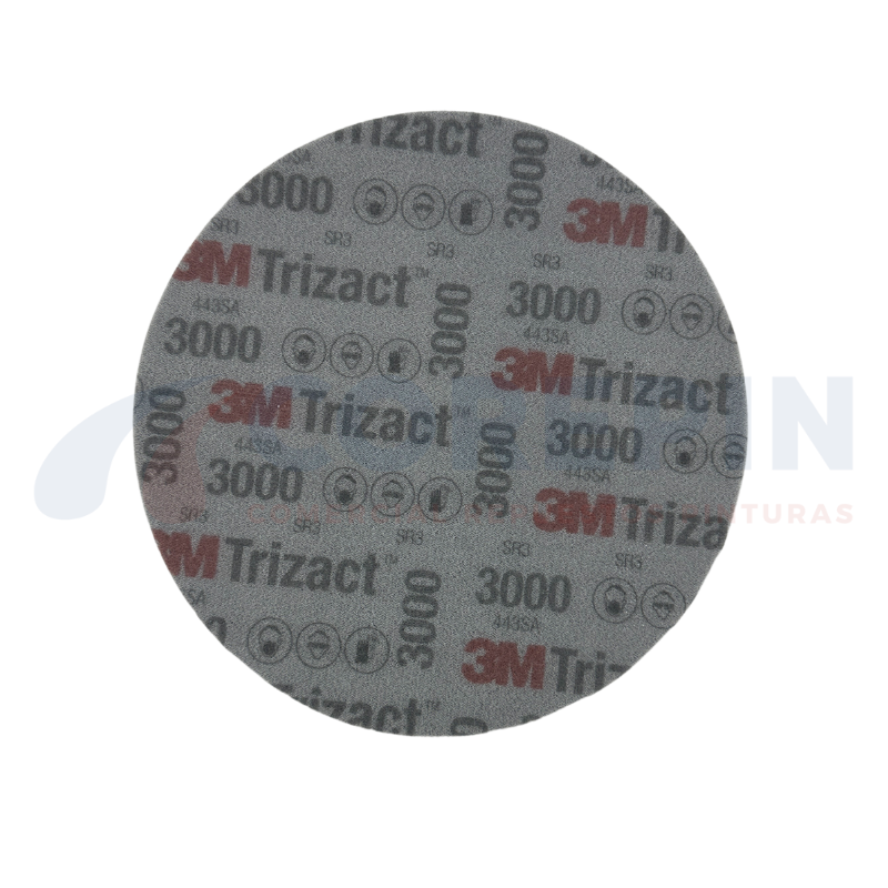 3M Hookit Trizact Disque Abrasif Céramique P3000 - 150 Mm - Finition Parfaite Avant Polissage