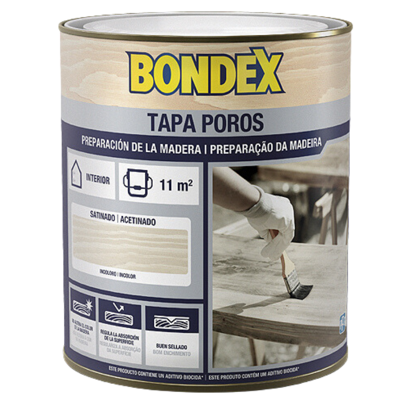 Tapa Poros para Madera