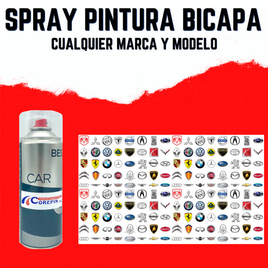 Spray de pintura Bicapa Personalizado a la carta